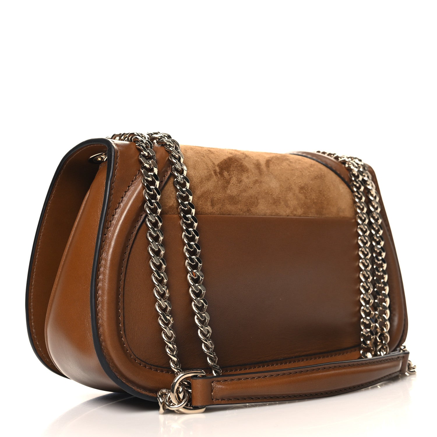 Gucci Suede Calfskin Blondie Medium Shoulder Bag Light Brown 3 of 10