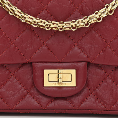 Chanel Aged Calfskin Quilted 2.55 Reissue Mini Flap Red 8 of 11