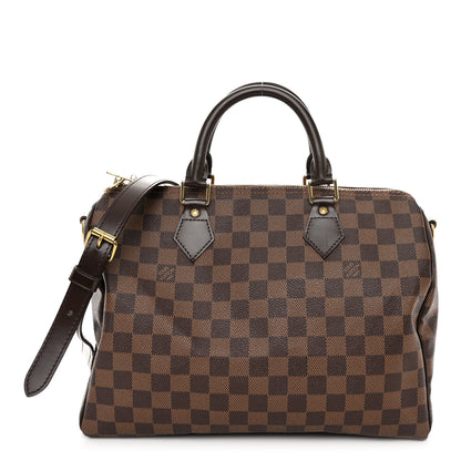 Louis Vuitton Damier Ebene Speedy Bandouliere 30 1 of 12