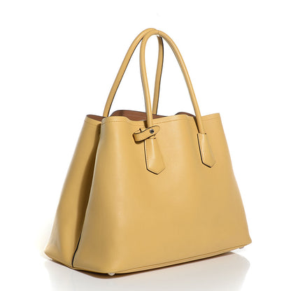 Prada Soft Calf Double Bag Ginestra 3 of 10