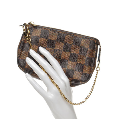 Louis Vuitton Damier Ebene Mini Pochette Accessories 2 of 8
