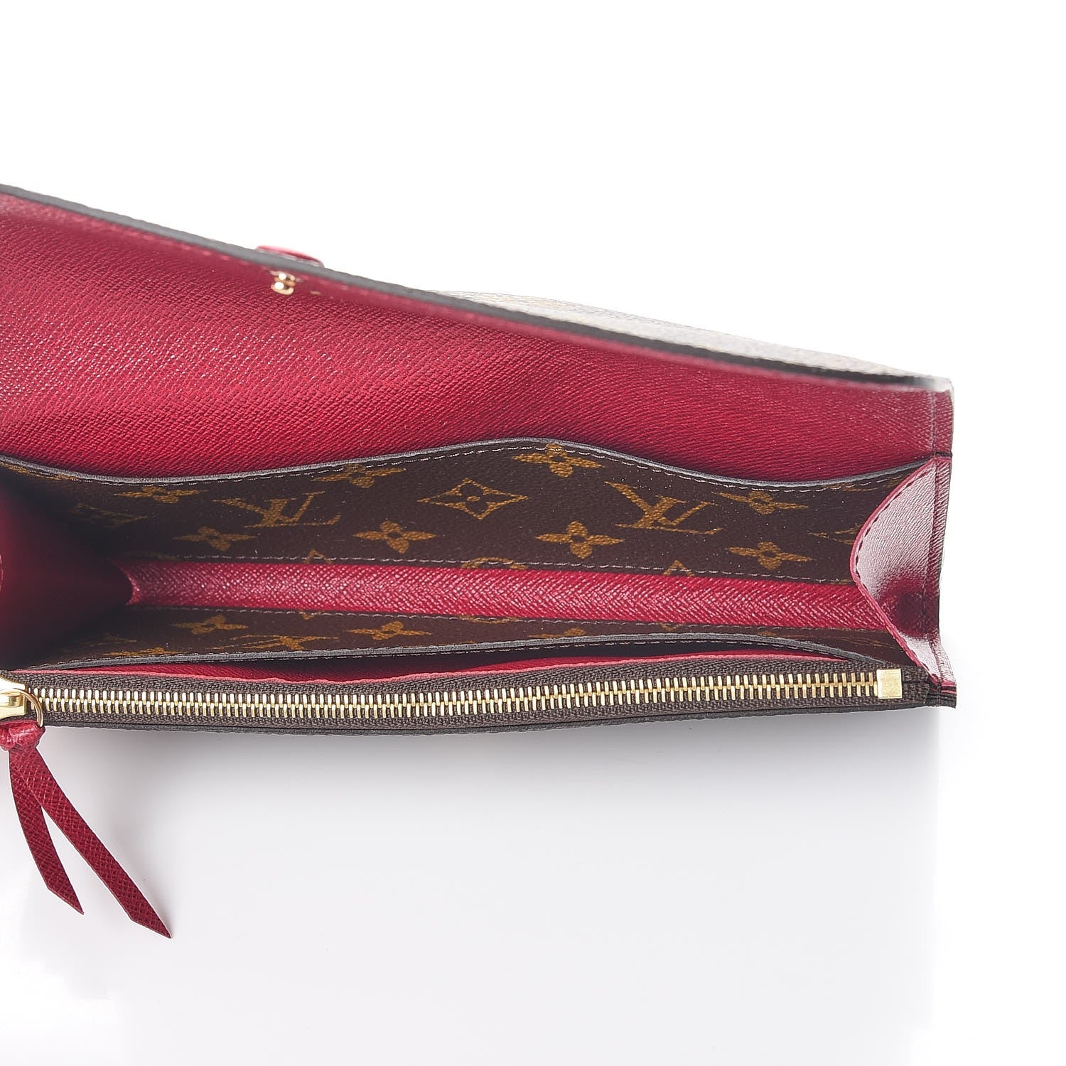 Louis Vuitton Monogram Emilie Wallet Fuchsia 5 of 8