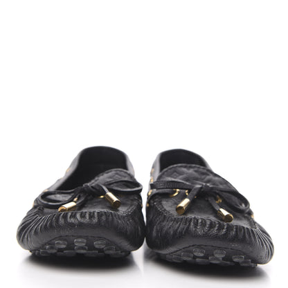 Louis Vuitton Empreinte Gloria Loafers 37.5 Black 2 of 8