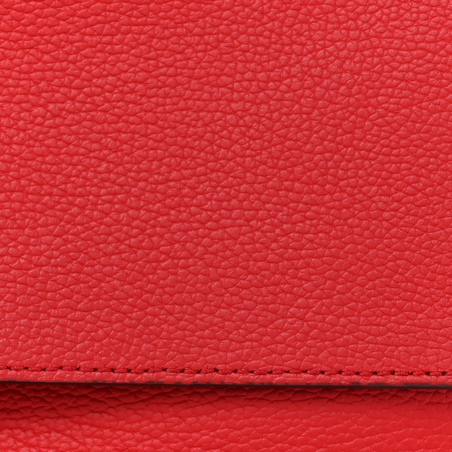 Grained Calfskin Large Milla Convertible Backpack Red