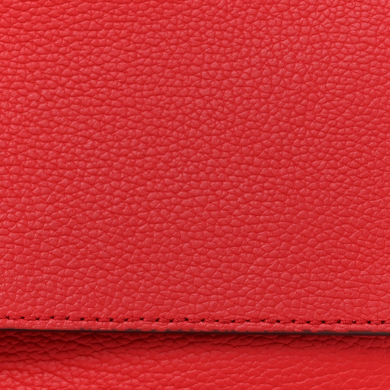 MCM Grained Calfskin Large Milla Convertible Backpack Red 7 of 18