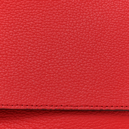 MCM Grained Calfskin Large Milla Convertible Backpack Red 7 of 18