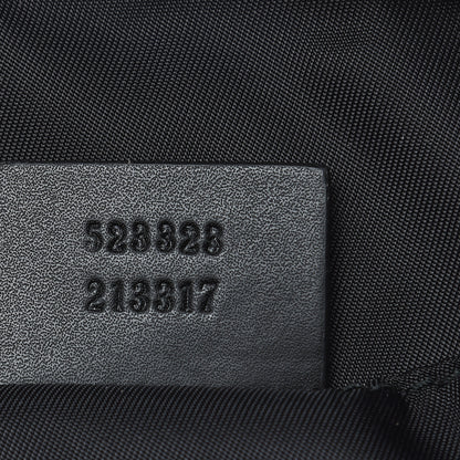 Gucci Canvas Web Tiger Embroidered Messenger Bag Black 7 of 9