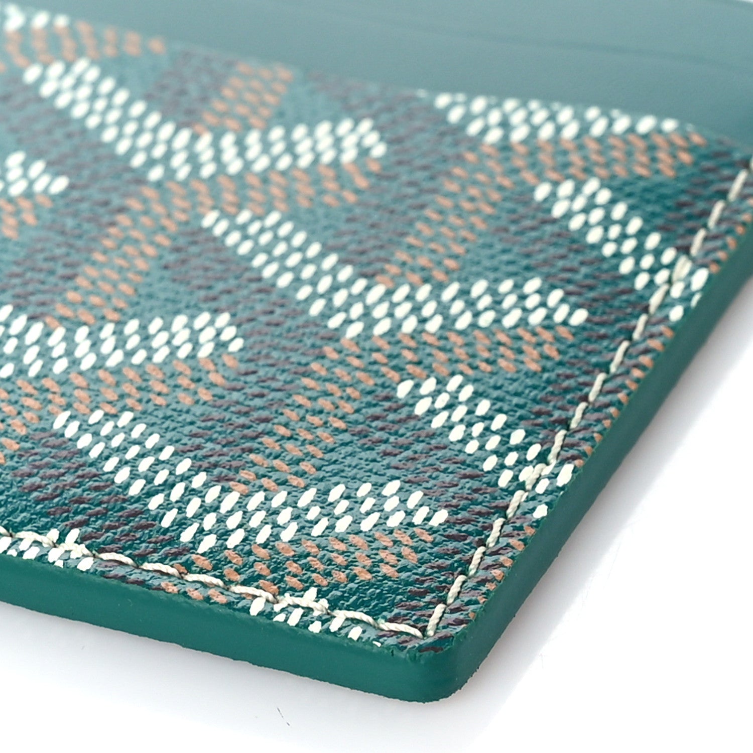 Goyard Goyardine Saint Sulpice Card Holder Green 7 of 7