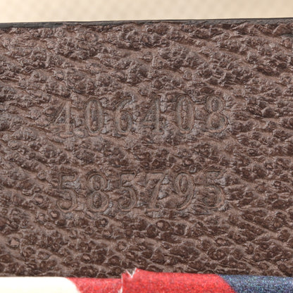 Gucci Soft GG Supreme Monogram Courrier Web Medium Flat Messenger Bag Beige New Acero Multicolor 7 of 14