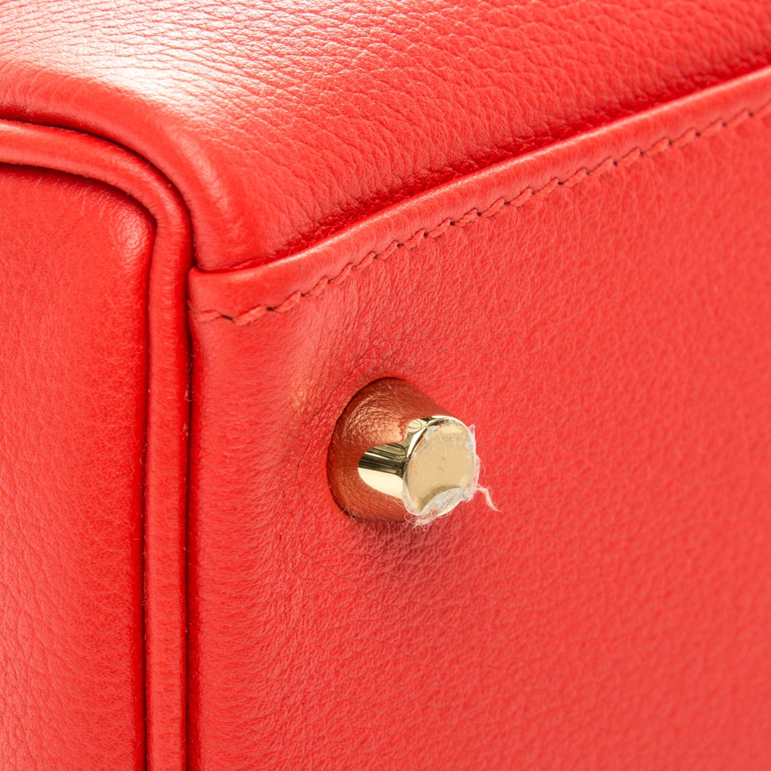 Hermes Evercolor Kelly Retourne 32 Tomate 12 of 25