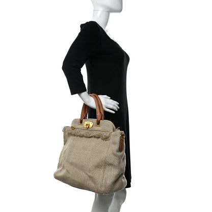 Prada Lino Tote Corda 2 of 11