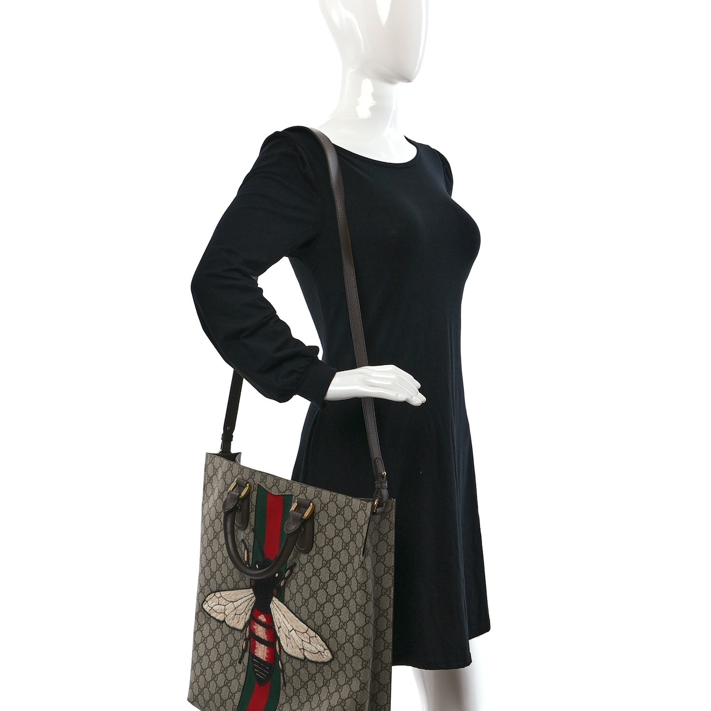 Monogram Shoulder Bag Brown