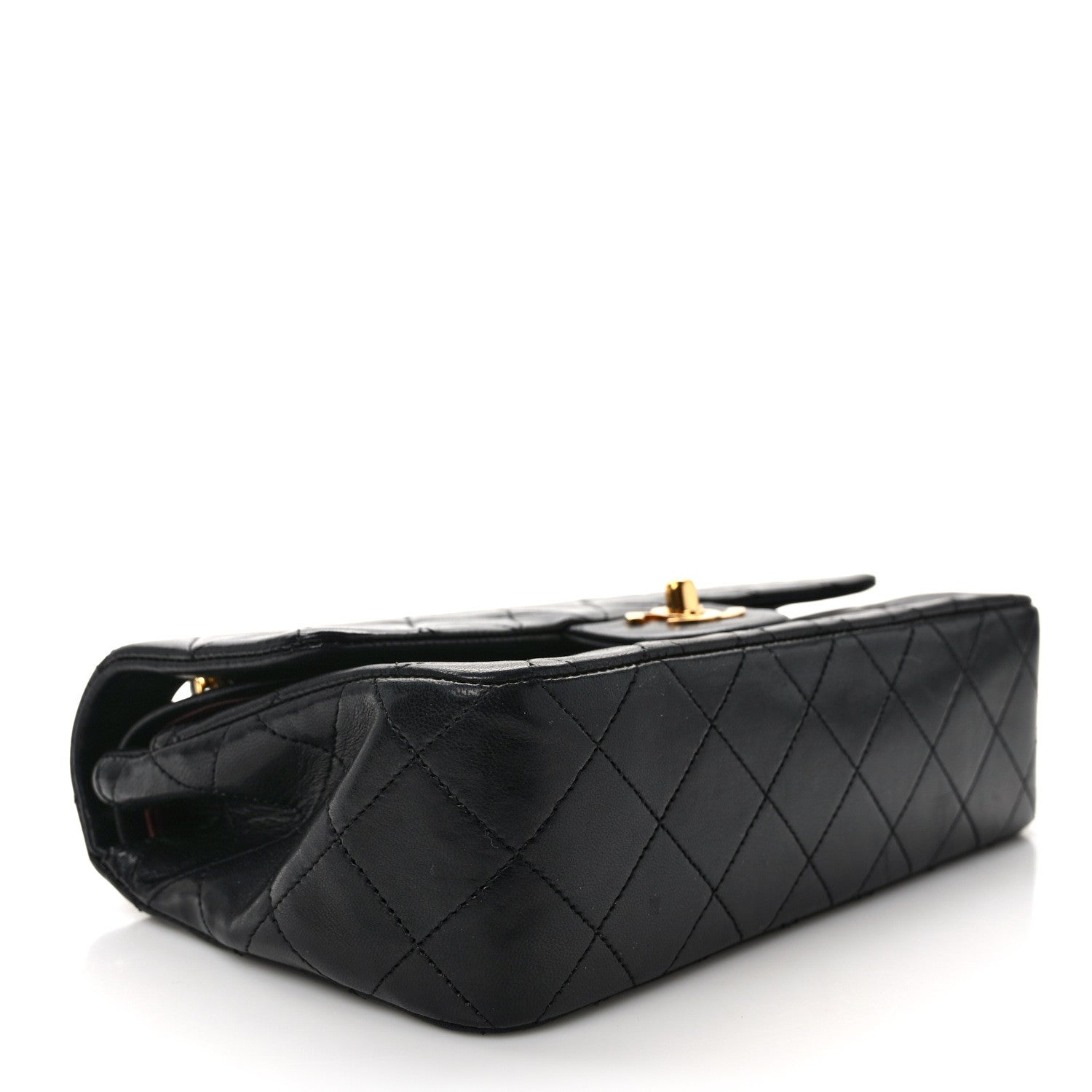 Chanel Lambskin Quilted Small Double Flap Black 4 of 18