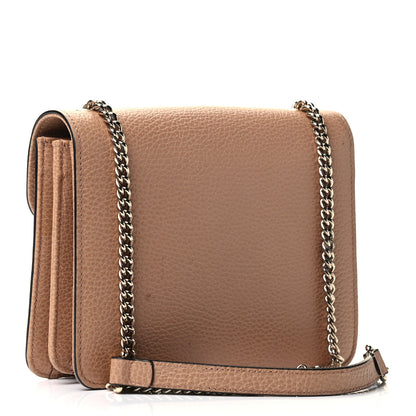 Gucci Dollar Calfskin Small Interlocking G Shoulder Bag Camelia 2 of 5