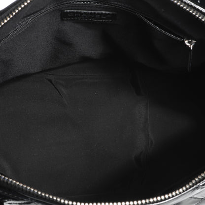 Chanel Vinyl Quilted CC Large Tote Black 5 of 7