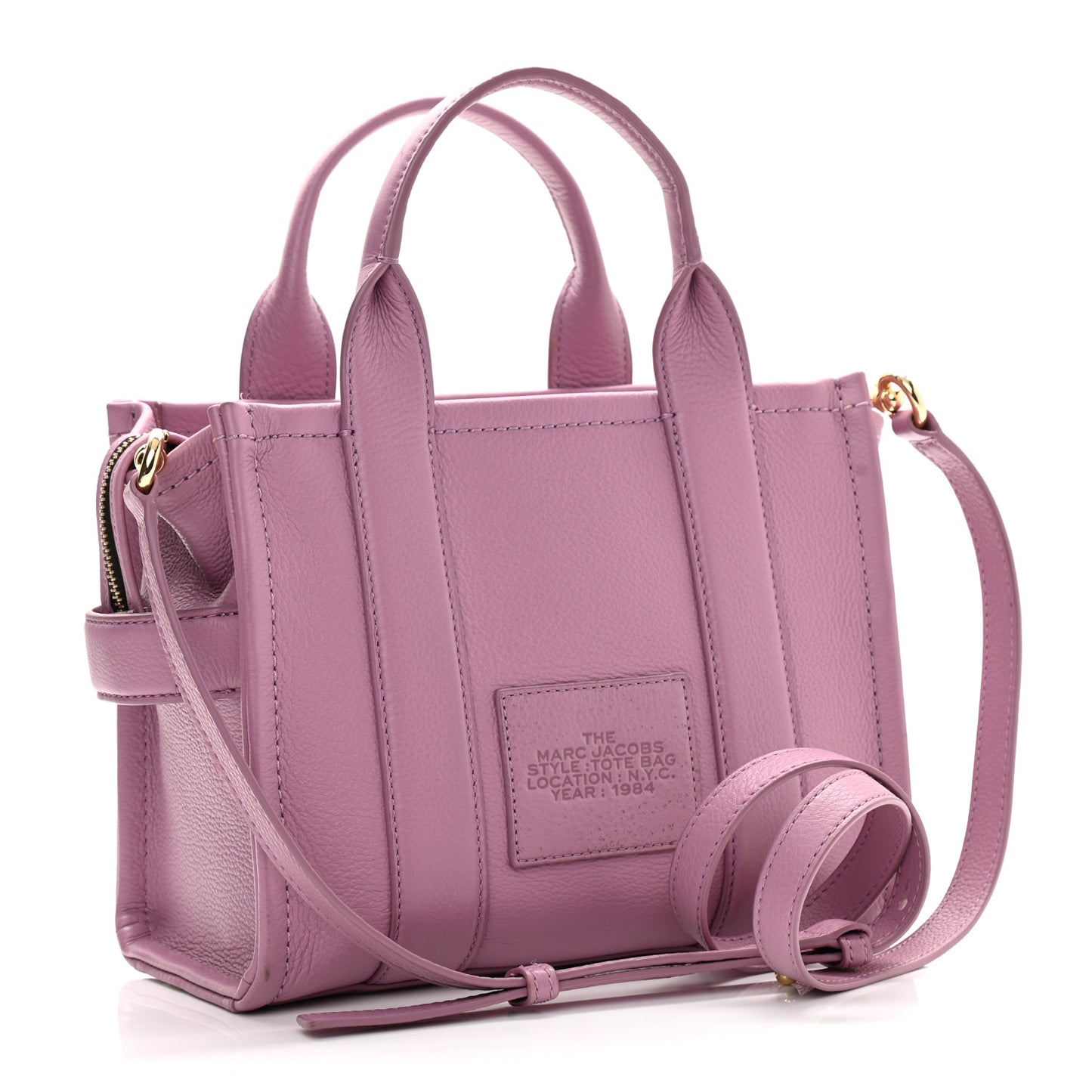 Grained Calfskin Small The Tote Bag Orchid Haze