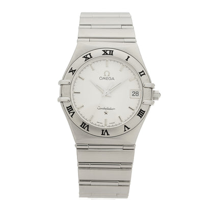 Omega Stainless Steel 33mm Constellation Quartz Watch White 1512.30 1 of 4