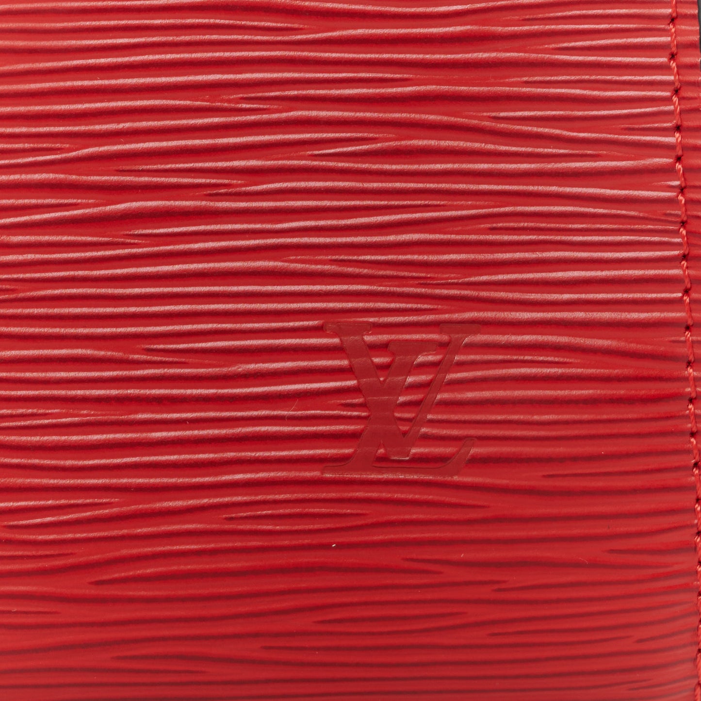 Epi Pochette Accessories 24 Castillan Red