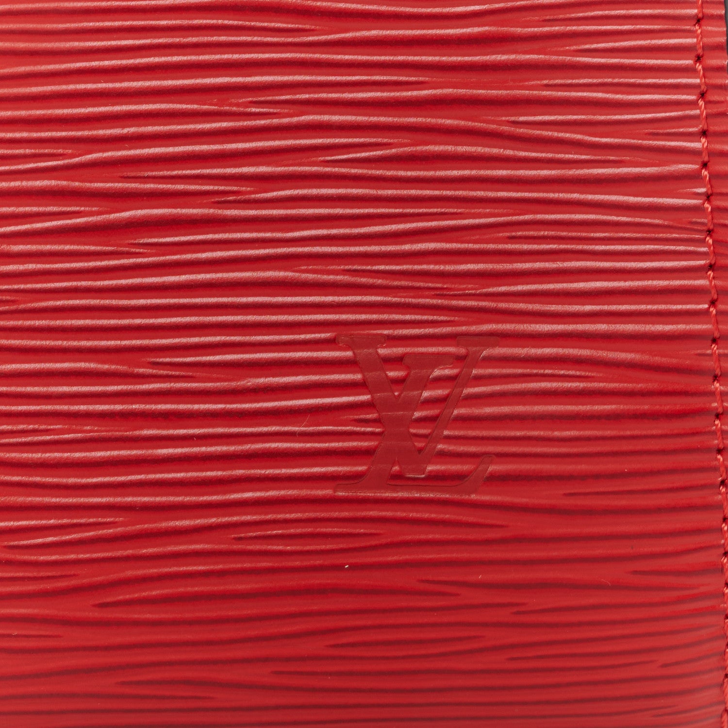 Louis Vuitton Epi Pochette Accessories 24 Castillan Red 8 of 13