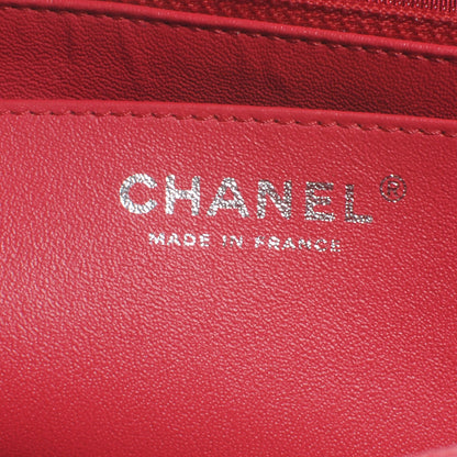 Chanel Washed Caviar Jumbo Single Flap Fuchsia 7 of 9