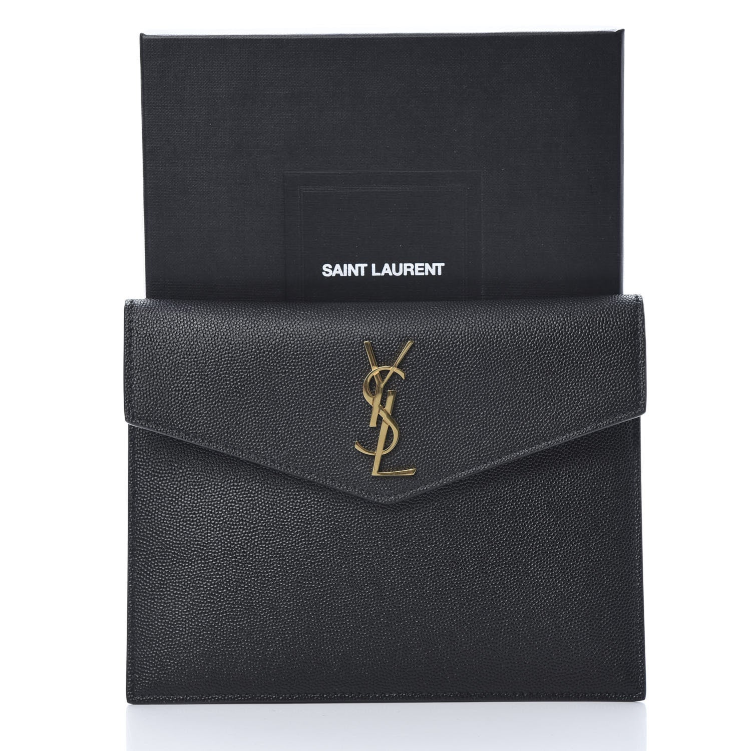 Saint Laurent Grain De Poudre Uptown Baby Pouch Black 8 of 8