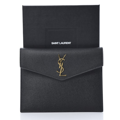 Saint Laurent Grain De Poudre Uptown Baby Pouch Black 8 of 8