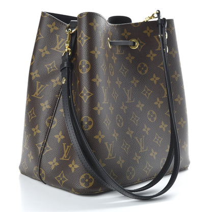 Louis Vuitton Monogram Neonoe MM Black 2 of 9