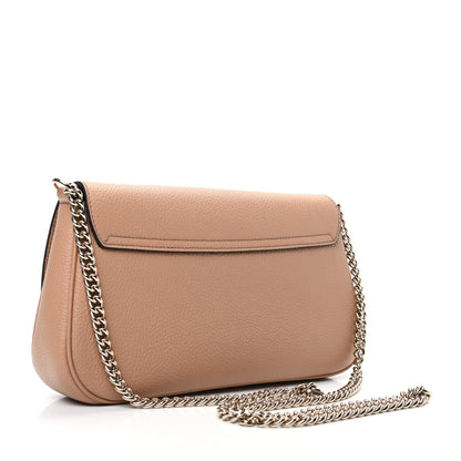 Gucci Pebbled Calfskin Medium Soho Flap Crossbody Camelia 3 of 10