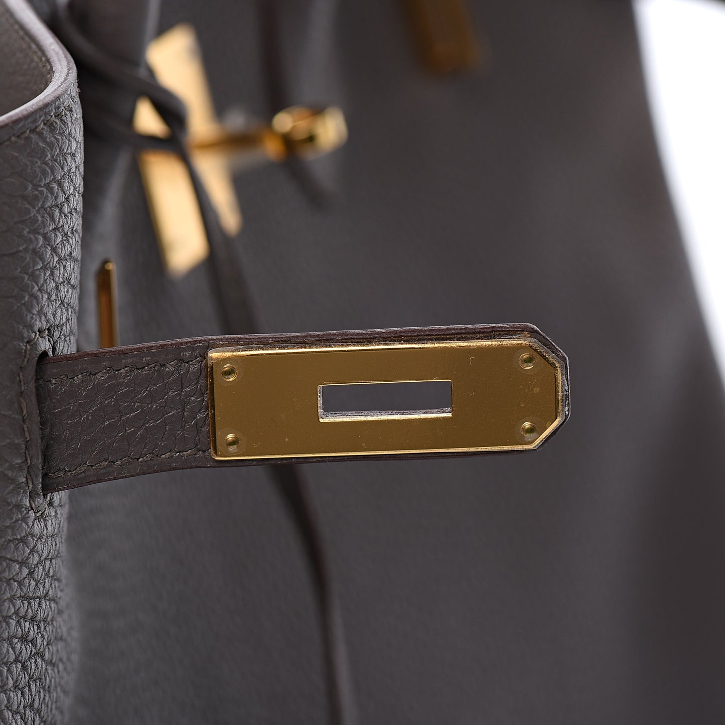 Togo Birkin 35 Etain