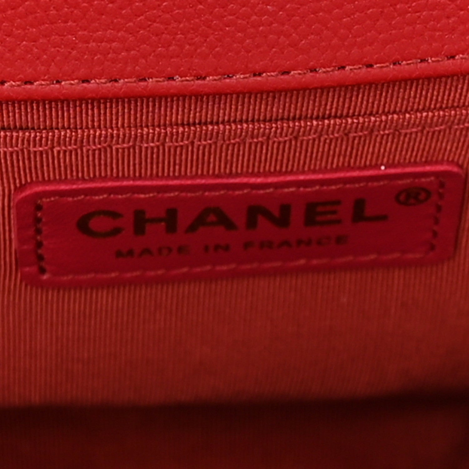 Chanel Caviar Quilted Medium Boy Flap Red 6 of 16