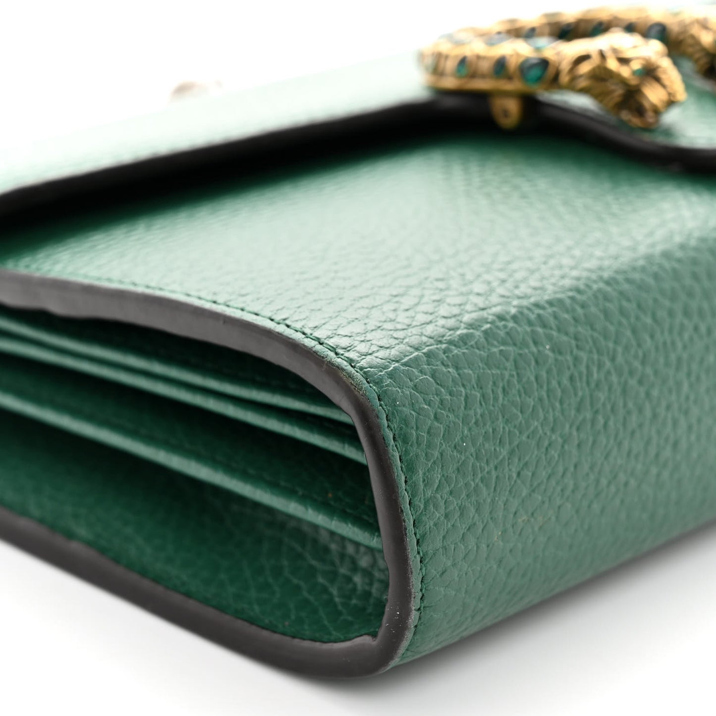 Calfskin Mini Dionysus Chain Wallet Emerald