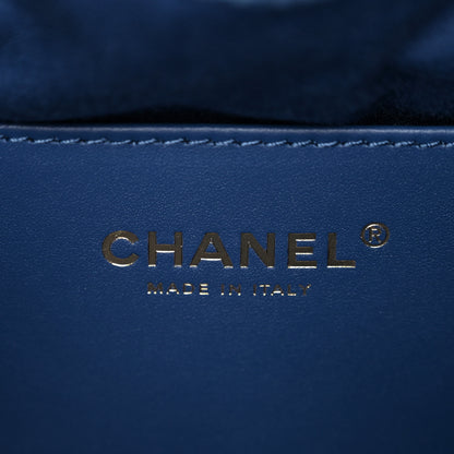 Chanel Washed Denim Quilted Small Chanel 25 Handbag Blue 6 of 11