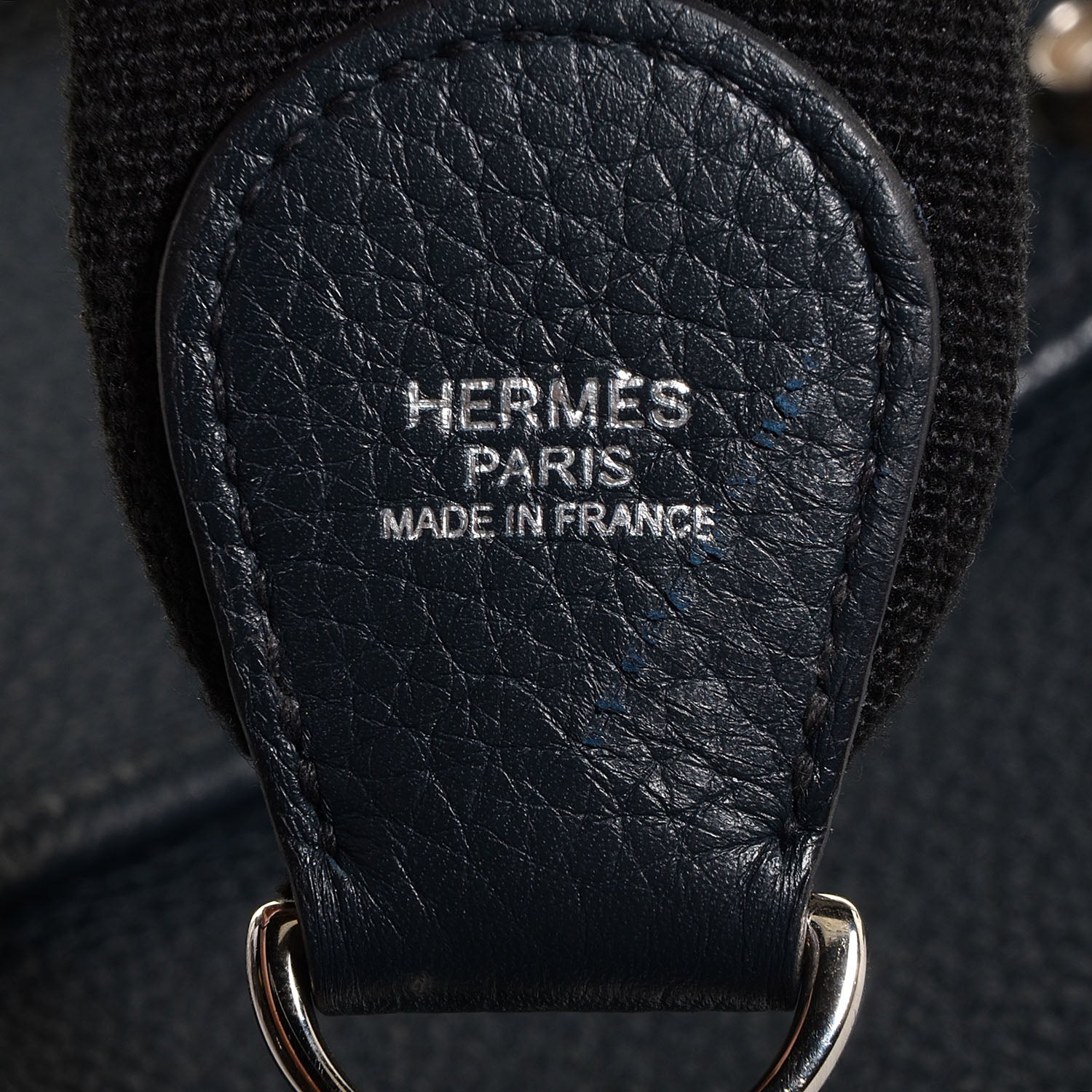 Hermes Taurillon Clemence Evelyne III GM Bleu Obscur 7 of 14