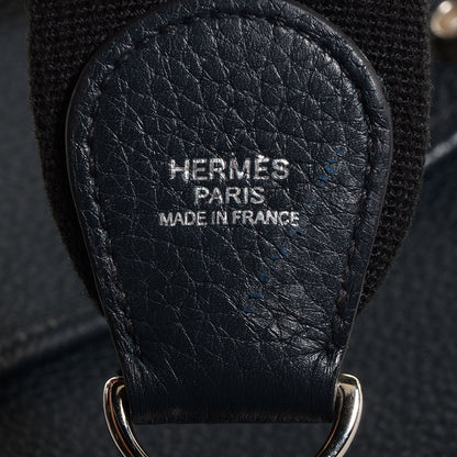 Hermes Taurillon Clemence Evelyne III GM Bleu Obscur 7 of 14
