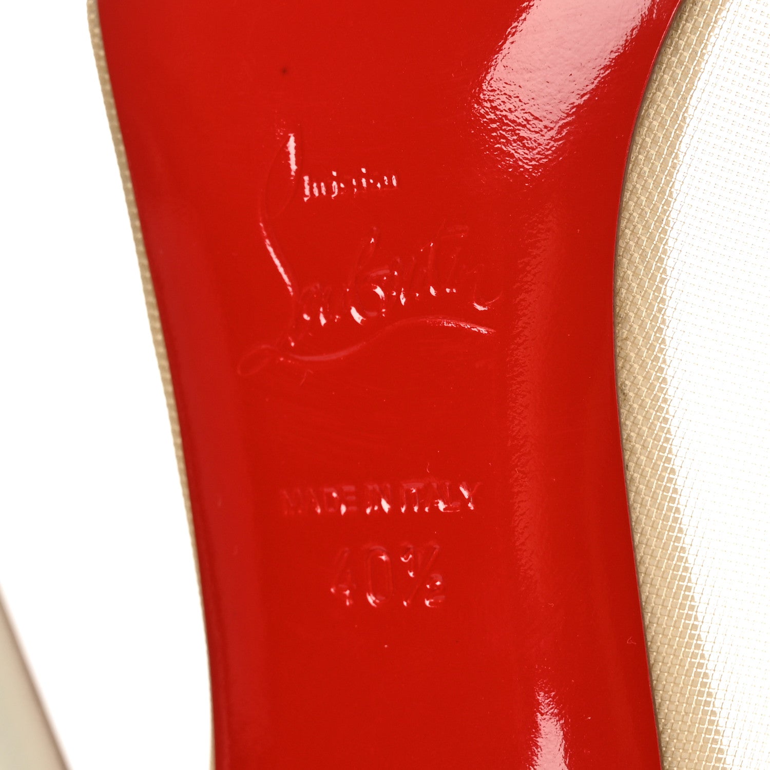 Christian Louboutin Metallic Nappa Crystal Strass Follies 100 Pumps 40.5 7 of 7