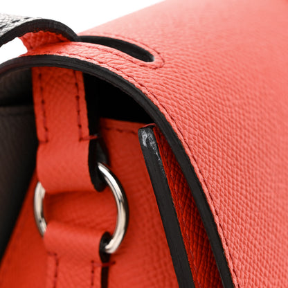 Moynat Carat Calfskin Madeleine Bag Coral Zinc 10 of 12