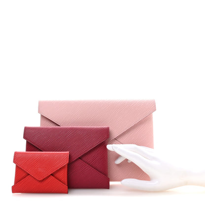 Louis Vuitton Epi Kirigami Pochette Set Rose Ballerine Fuchsia Coquelicot 2 of 10