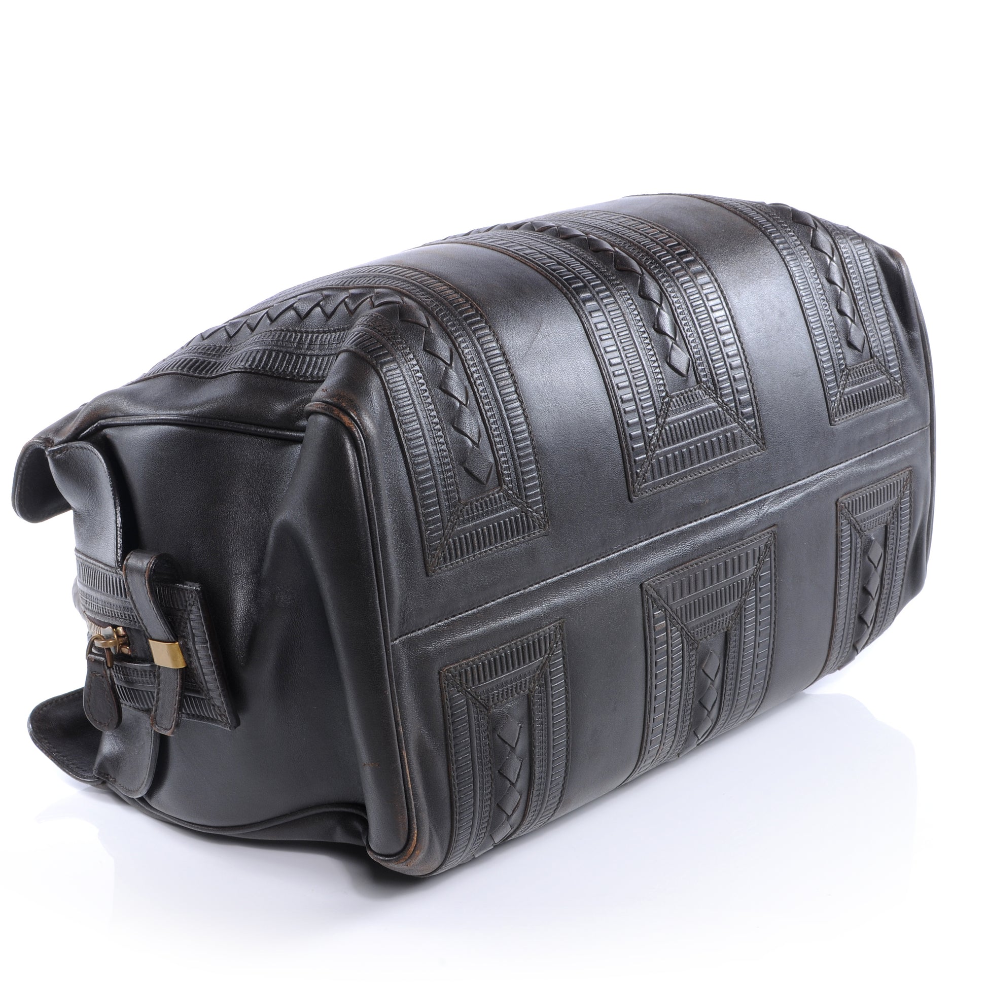 Bottega Veneta Nappa Umbria Fuoco Duffel Moro Brown 4 of 10