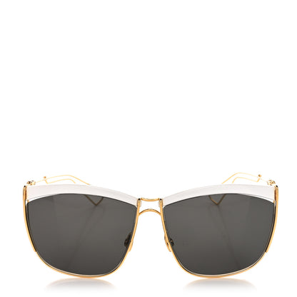 Christian Dior Metal So Electric Sunglasses Gold White 2 of 7