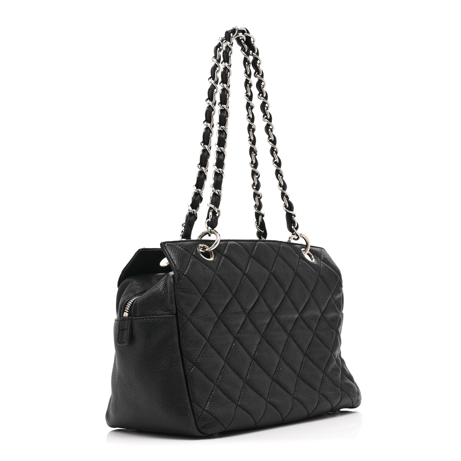Chanel Caviar Quilted Petit Timeless Tote PTT Black 3 of 11