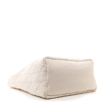 Chanel Terry Cotton CC Beach Tote Towel Set Ivory 5 of 14