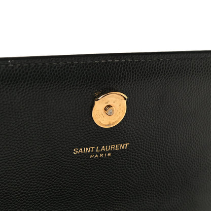 Saint Laurent Grain De Poudre Small Monogram Kate Satchel Black 10 of 10
