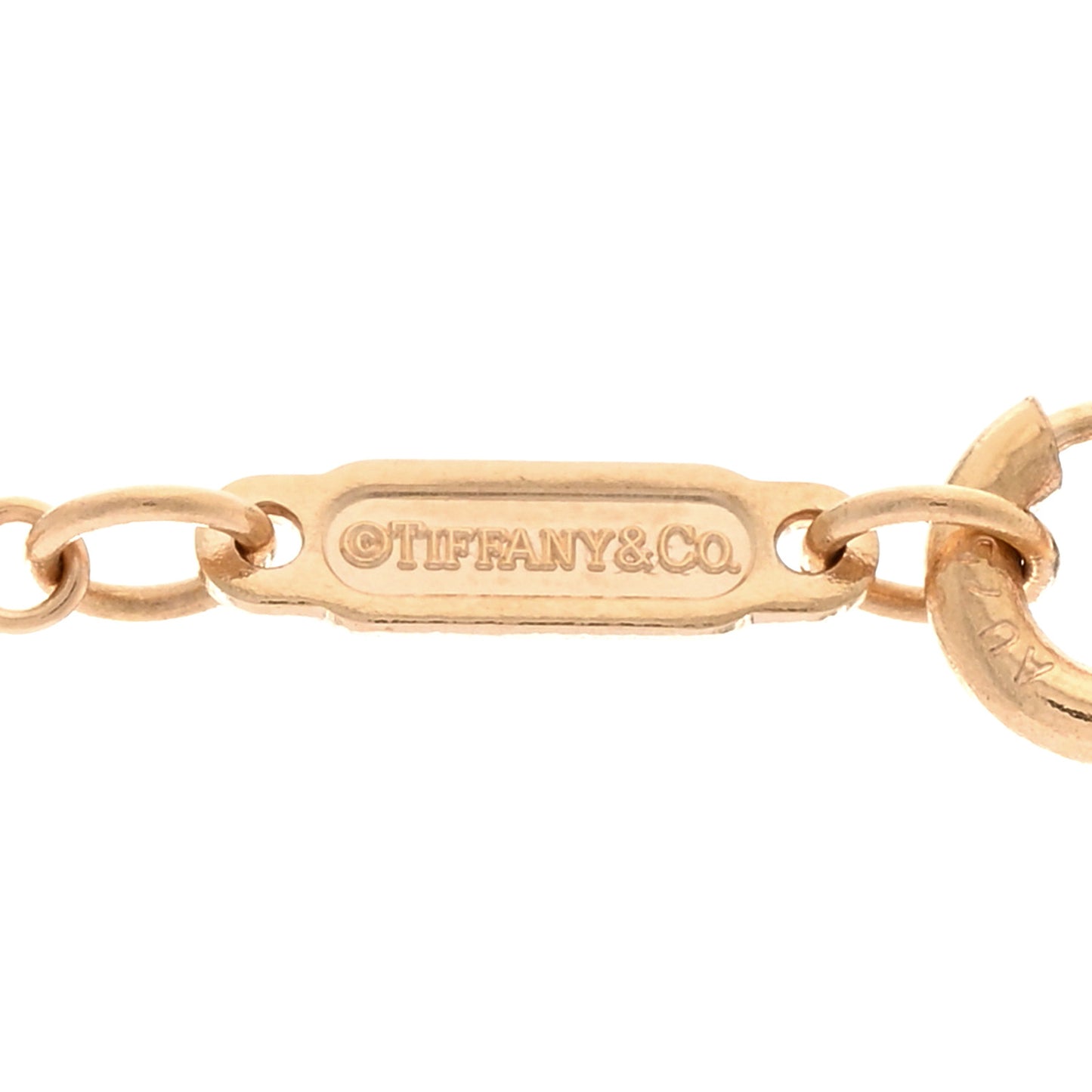 18K Rose Gold Beaded Chain Necklace