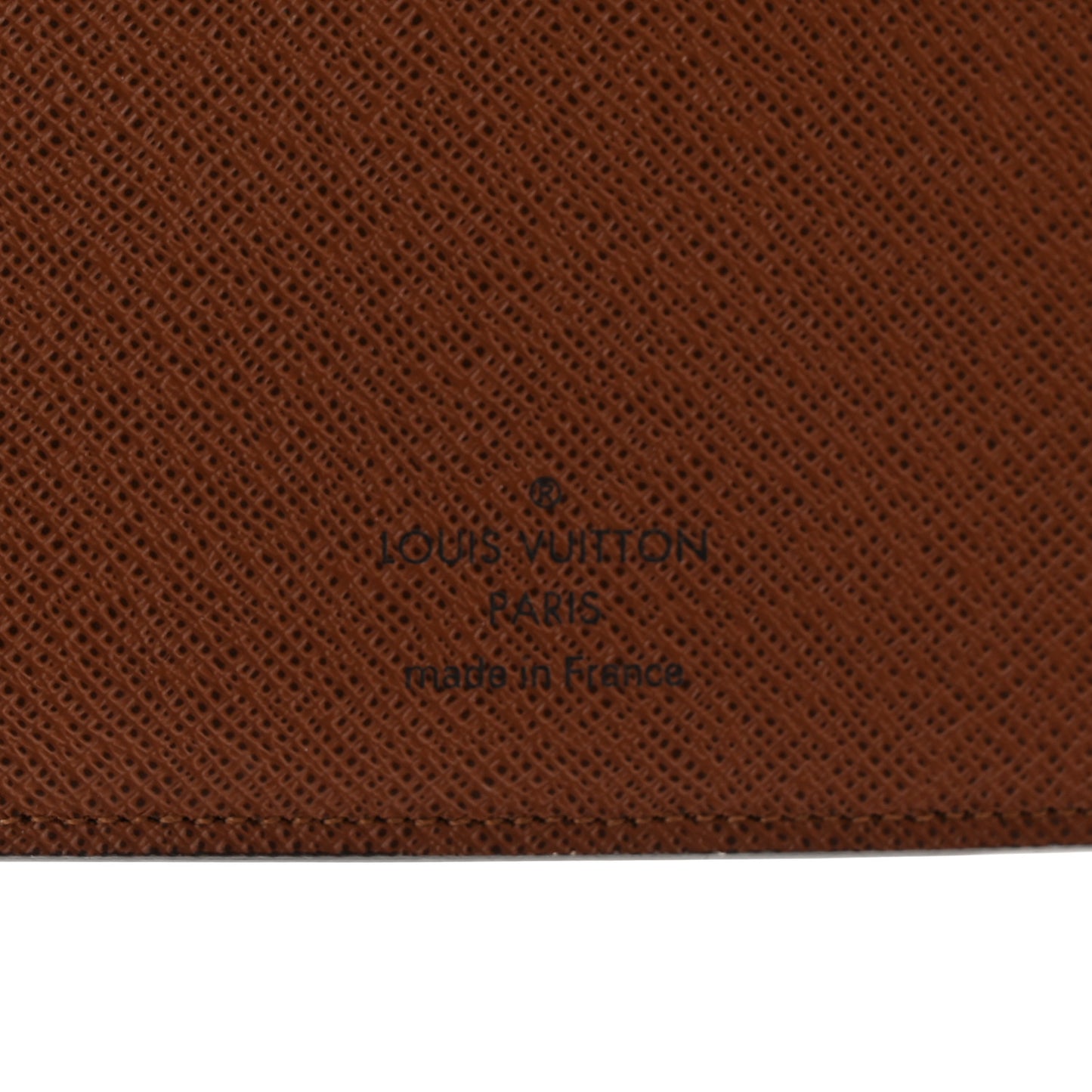 Monogram Desk Agenda Cover