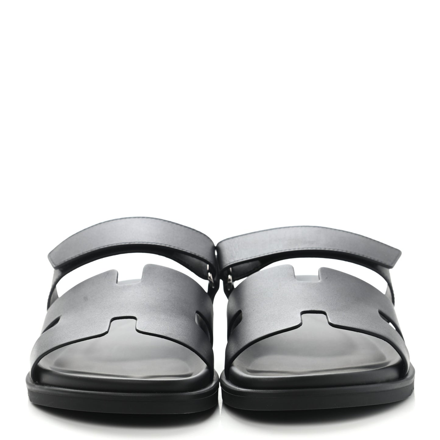 Calfskin Mens Chypre Sandals 44 Black