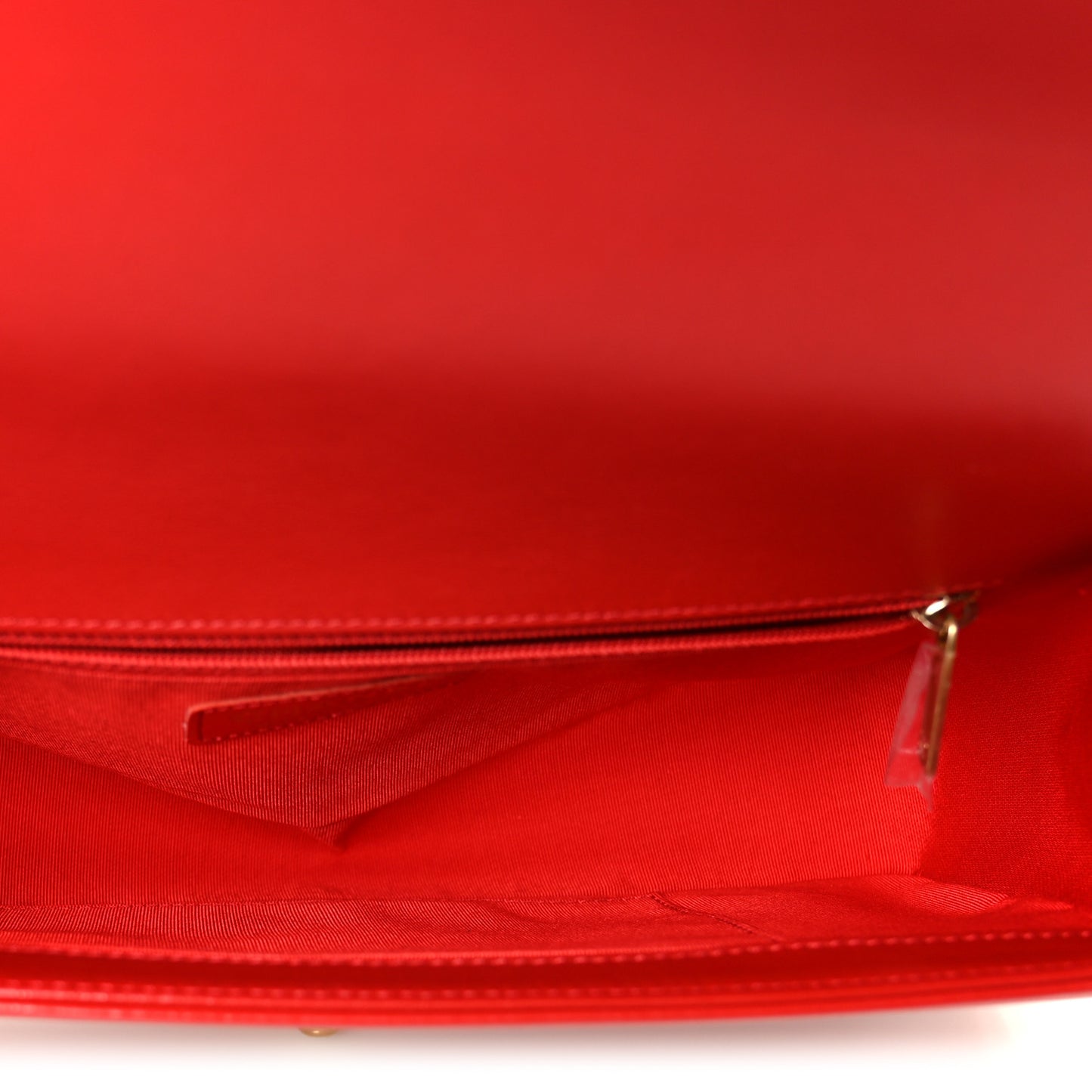 Lambskin Quilted New Medium Boy Flap Red