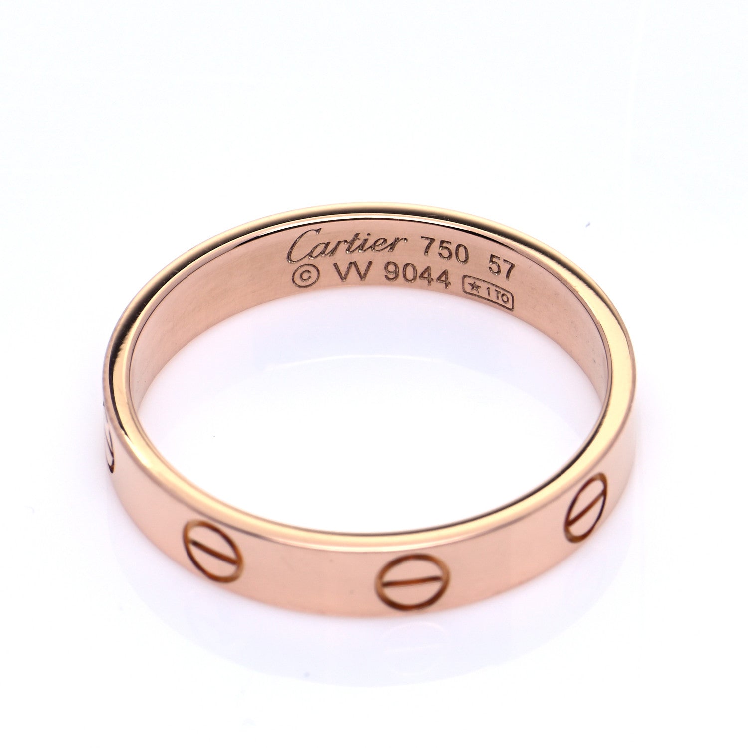 Cartier 18K Pink Gold 3.5mm LOVE Wedding Band Ring 57 8 13 of 13