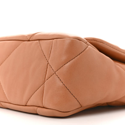 Chanel Lambskin Quilted Medium Chanel 19 Flap Brown 10 of 10