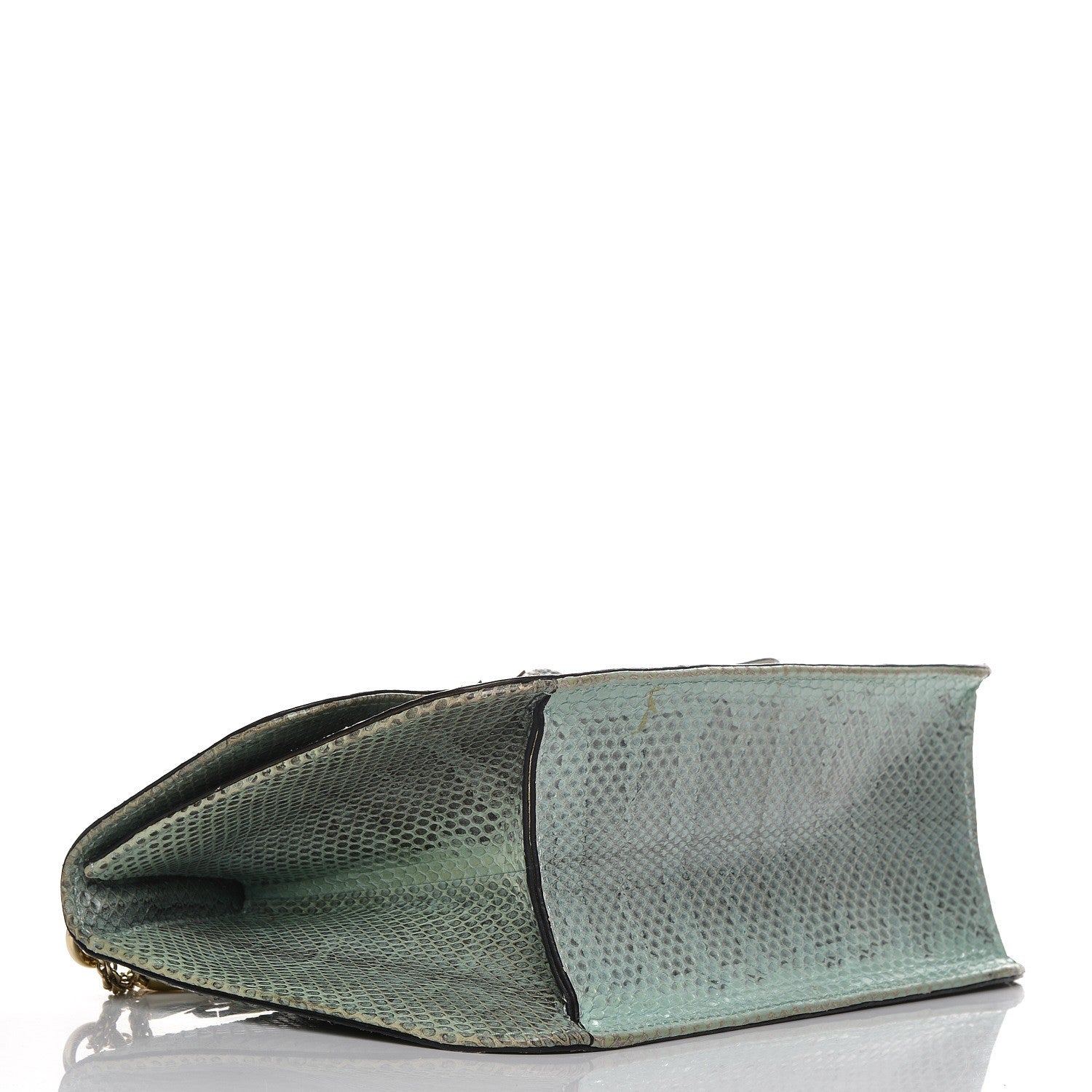 Valentino Garavani Python Large Glam Lock Rockstud Flap 4 of 13