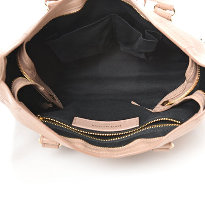 Balenciaga Chevre Gold Metallic Edge Hardware S City Rose Des Sables 4 of 14